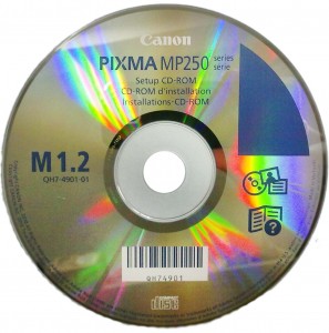 диск с драйверами Canon MP250