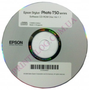 Установочный диск EPSON Stylus Photo T50