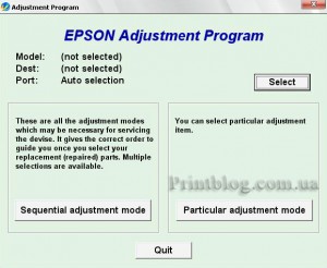 Adjustment program Epson Stylus CX7300
