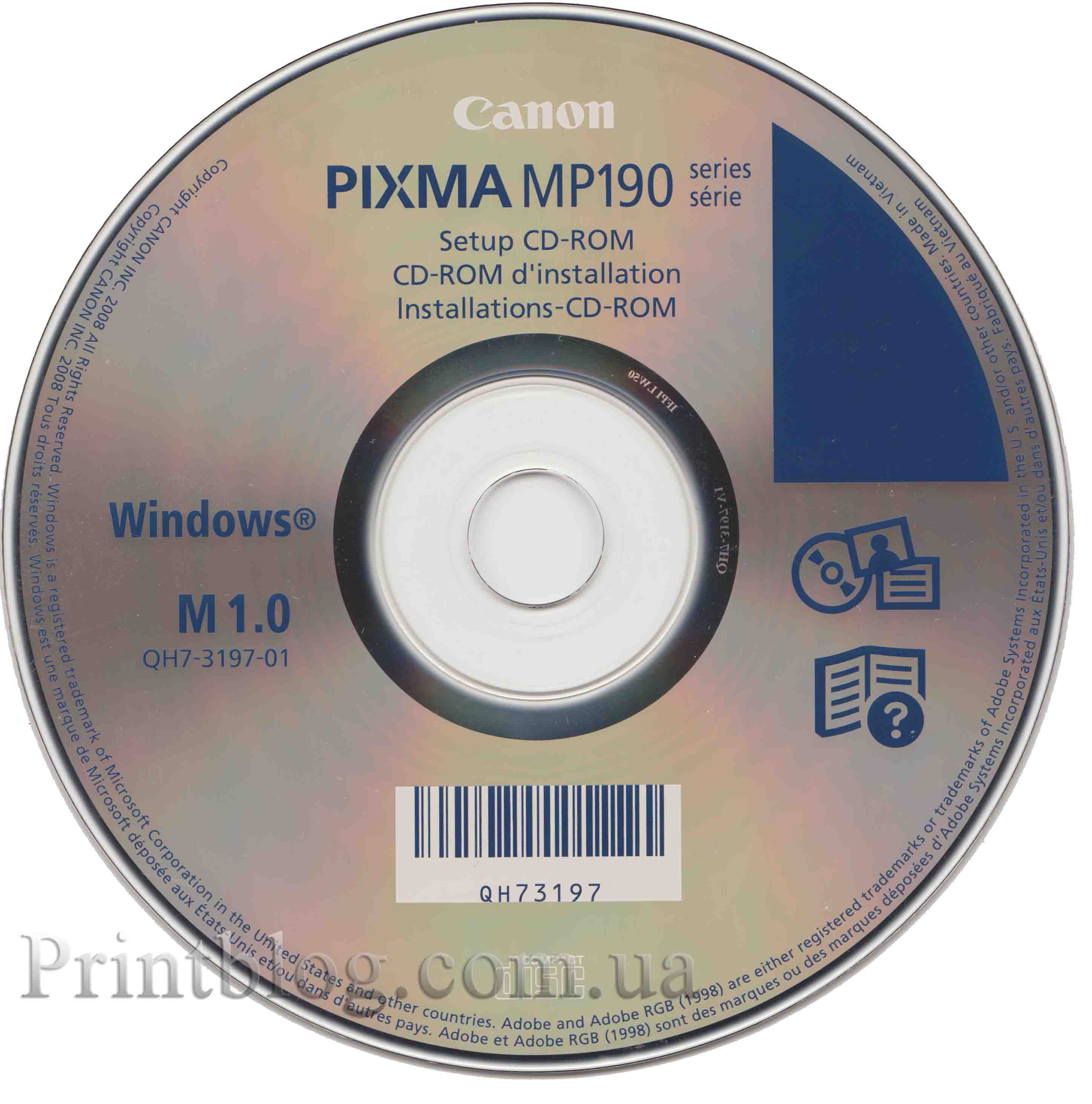 Установочная Программа Для Принтера Canon Pixma Mp250