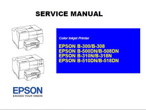 Service manual epson b300 b500