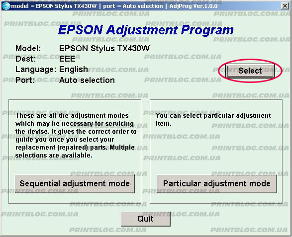 Epson Stylus SX230, SX235W, SX430, SX435